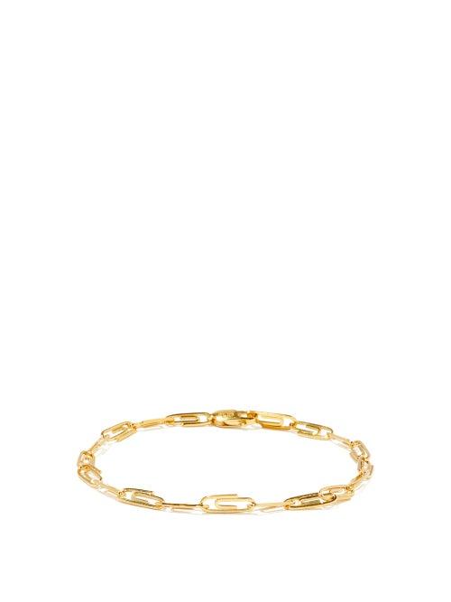 Matchesfashion.com Hillier Bartley - Paperclip Gold-vermeil Bracelet - Womens - Gold