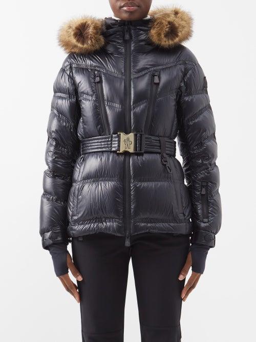 Moncler Grenoble - Bernin Hooded Down Ski Jacket - Womens - Black