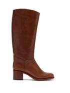 Matchesfashion.com A.p.c. - Iris Leather Riding Boots - Womens - Tan