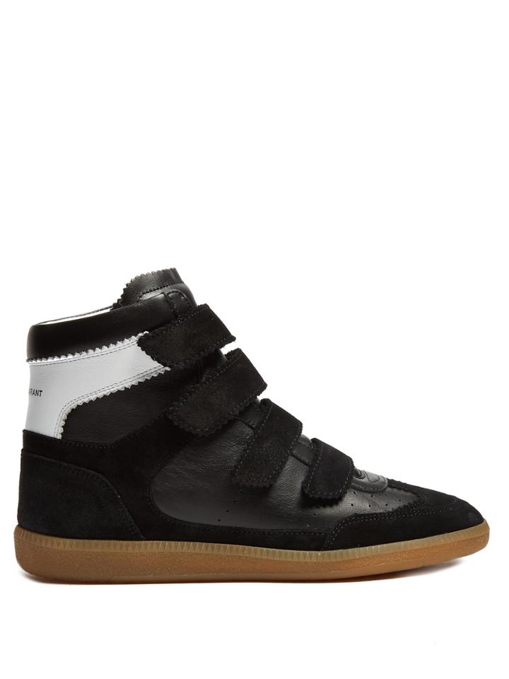 Isabel Marant Bilsy Concealed-wedge Leather Trainers