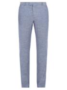 Frescobol Carioca Tailored Linen-blend Trousers