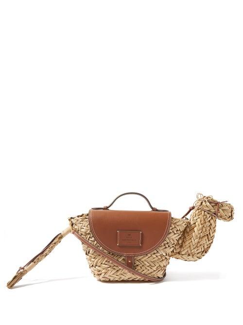 Anya Hindmarch - Camel Seagrass Cross-body Bag - Womens - Beige