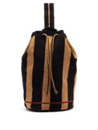 Matchesfashion.com Guanabana - Tula Augustine Stripe-woven Backpack - Mens - Navy