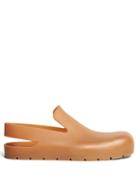 Matchesfashion.com Bottega Veneta - Rubber Slingback Sandals - Womens - Brown