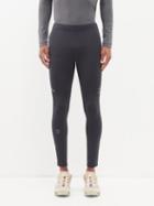 66 North - Grettir Jersey Running Leggings - Mens - Black