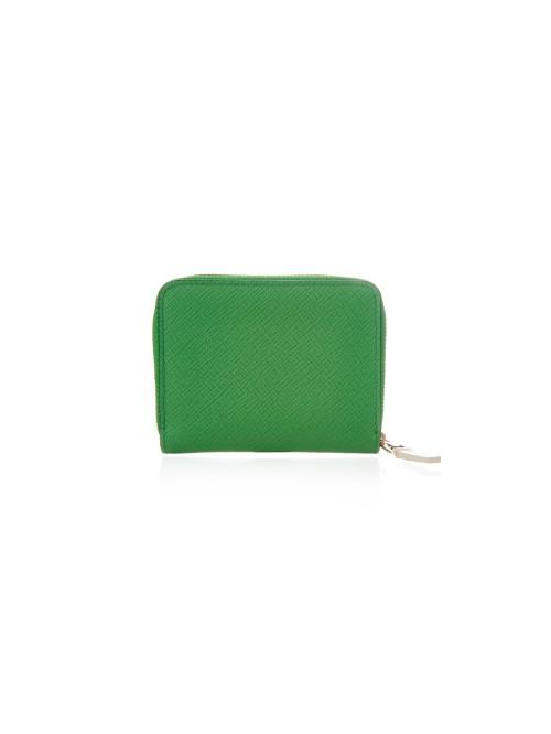 Smythson Panama Zip-around Leather Wallet