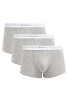 Paul Smith - Set Of Three Cotton-blend Jersey Boxer Briefs - Mens - Grey