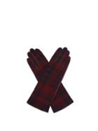 Matchesfashion.com Sonia Rykiel - Tartan Wool And Leather Gloves - Womens - Brown