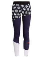 Adidas By Stella Mccartney Floral-print Performance Leggings