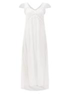 Matchesfashion.com Loveshackfancy - Archer Pintucked Swiss-dot Cotton Maxi Dress - Womens - White