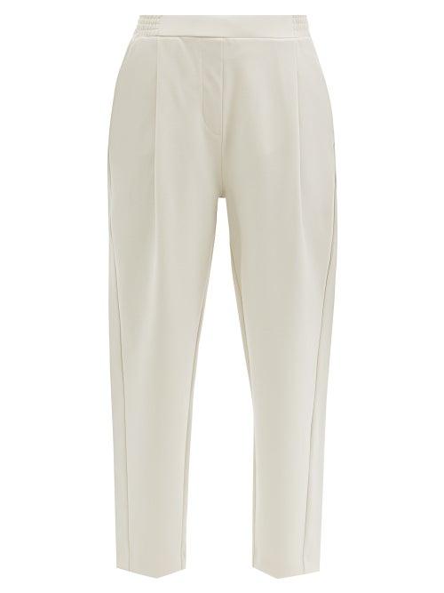 Matchesfashion.com Max Mara Leisure - Milena Trousers - Womens - Light Beige