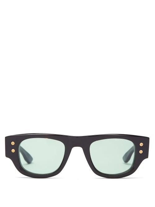 Matchesfashion.com Dita - Muskel Square Tortoiseshell-acetate Sunglasses - Mens - Tortoiseshell