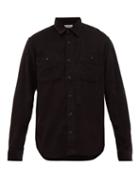 Matchesfashion.com President's - Kansas Corduroy Shirt - Mens - Black