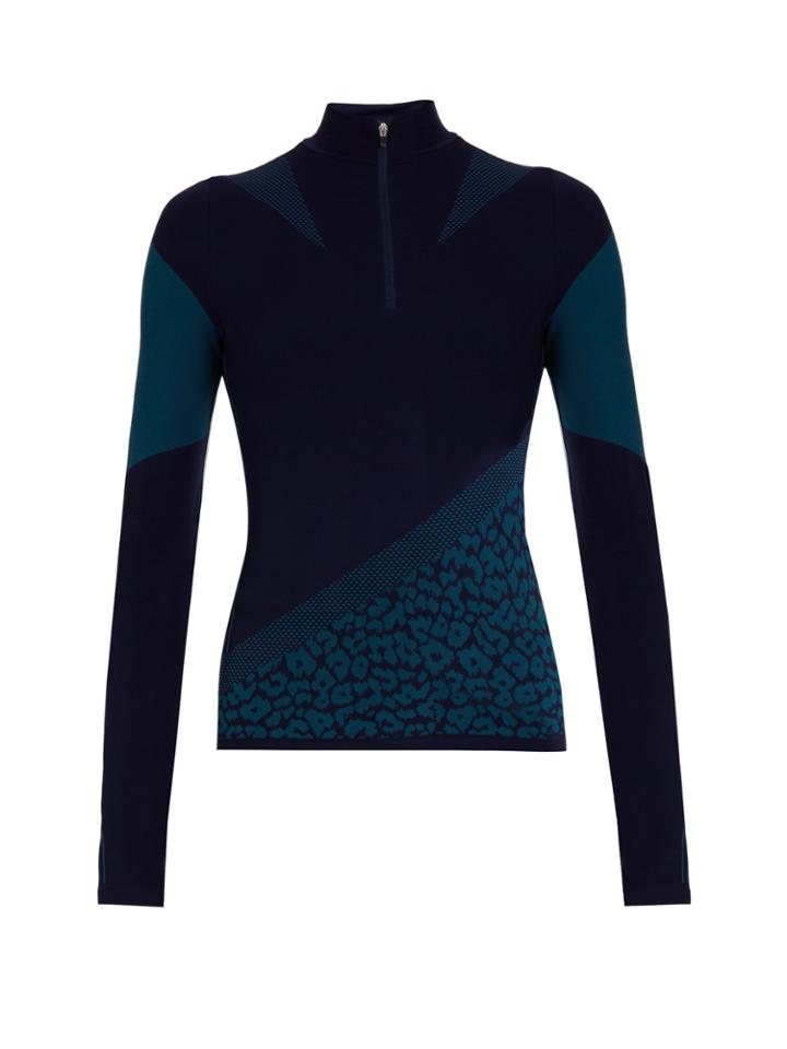 Laain Olympia Leopard-print Performance Top