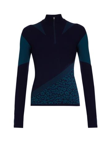 Laain Olympia Leopard-print Performance Top