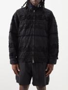 Sacai - X Eric Haze Textured-cotton Bomber Jacket - Mens - Dark Navy