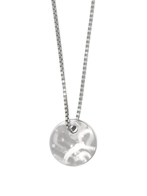Matchesfashion.com Alice Made This - Dot Mottled Steel Necklace - Mens - Silver