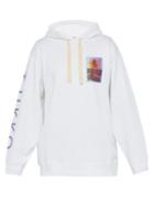 Matchesfashion.com Acne Studios - Farrin Old Tjikko Print Cotton Hooded Sweatshirt - Mens - White
