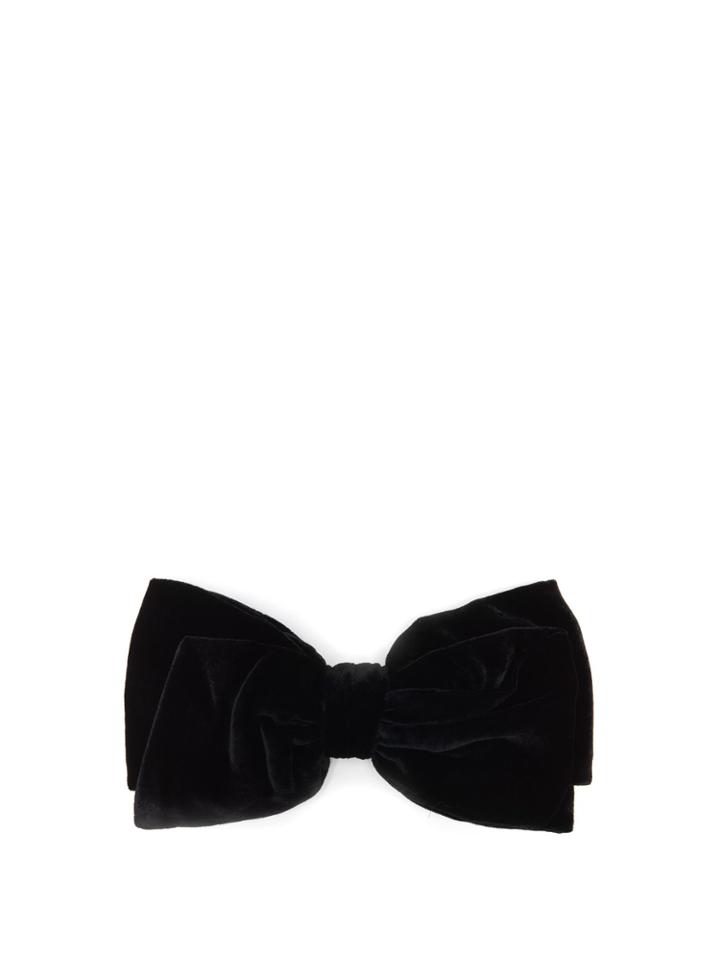 Miu Miu Velvet Bow Hair Clip