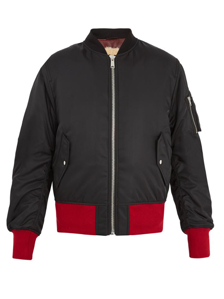Calvin Klein 205w39nyc Contrast-trim Bomber Jacket