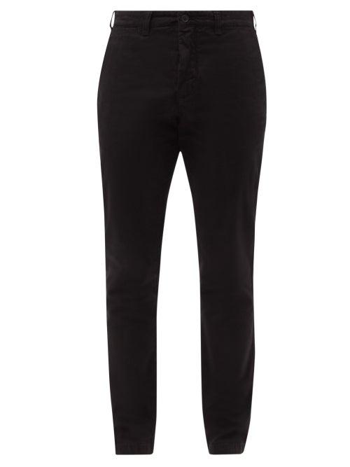Belstaff - Officers Cotton-twill Chino Trousers - Mens - Black