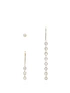 Matchesfashion.com Jil Sander - Set Of Three Crystal Embellished Earrings - Womens - Silver
