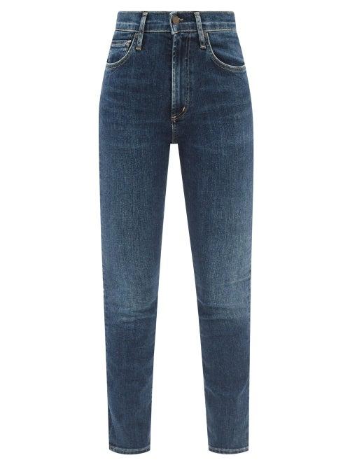 Citizens Of Humanity - Olivia Skinny-leg Jeans - Womens - Dark Denim