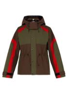 Matchesfashion.com Phipps - Rain Hooded Colour Blocked Parka - Mens - Brown