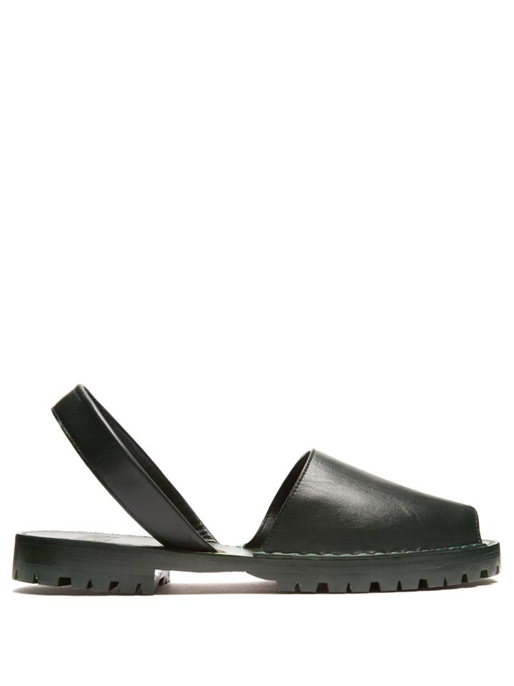 Goya Leather Slingback Sandals