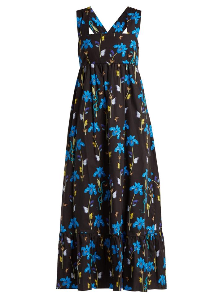Borgo De Nor Mila Floral-print Cotton Dress