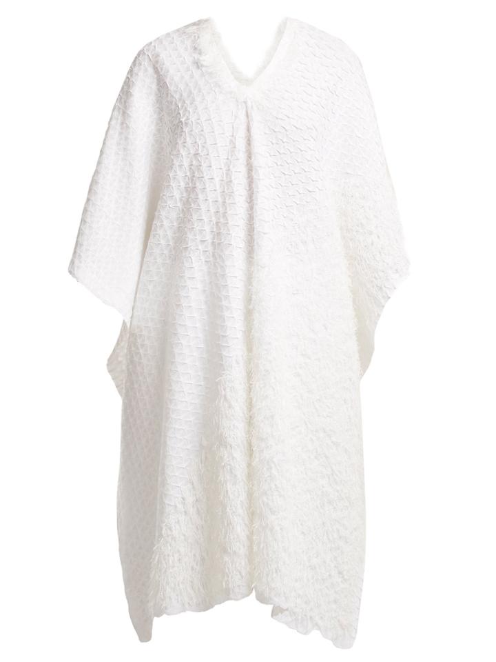 Issey Miyake Retrospect 2 Fringe-embellished Pleated Kaftan