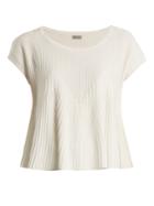 Rachel Comey Reverb Flared-hem Ribbed-knit Top