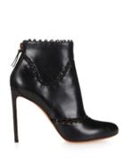Francesco Russo Cut-out Leather Ankle-boots