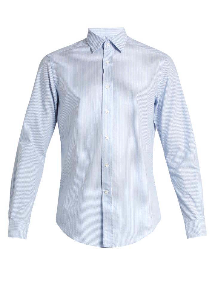 Glanshirt Ween Striped Cotton Shirt