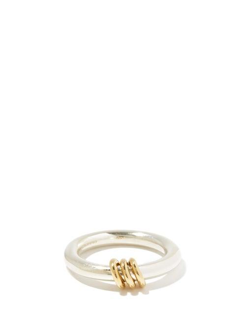 Matchesfashion.com Spinelli Kilcollin - Kane 18kt Gold & Sterling-silver Ring - Mens - Silver Gold