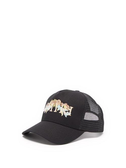 Amiri - Logo-embroidered Baseball Cap - Mens - Black