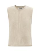 Cefinn - Janie Wool-blend Sweater Vest - Womens - Cream