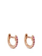 Matchesfashion.com Ileana Makri - 18kt Rose Gold & Sapphire Earrings - Womens - Pink