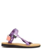 Matchesfashion.com Suicoke - Depa Cab Velcro Sandals - Mens - Purple Multi
