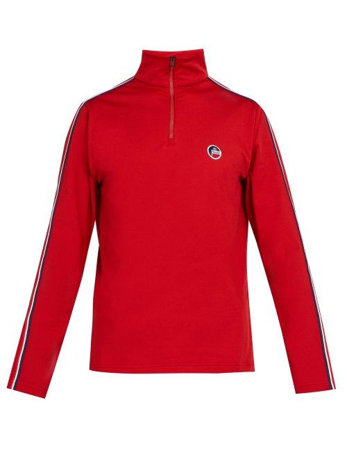 Matchesfashion.com Fusalp - Mario Stretch Jersey Sweatshirt - Mens - Red