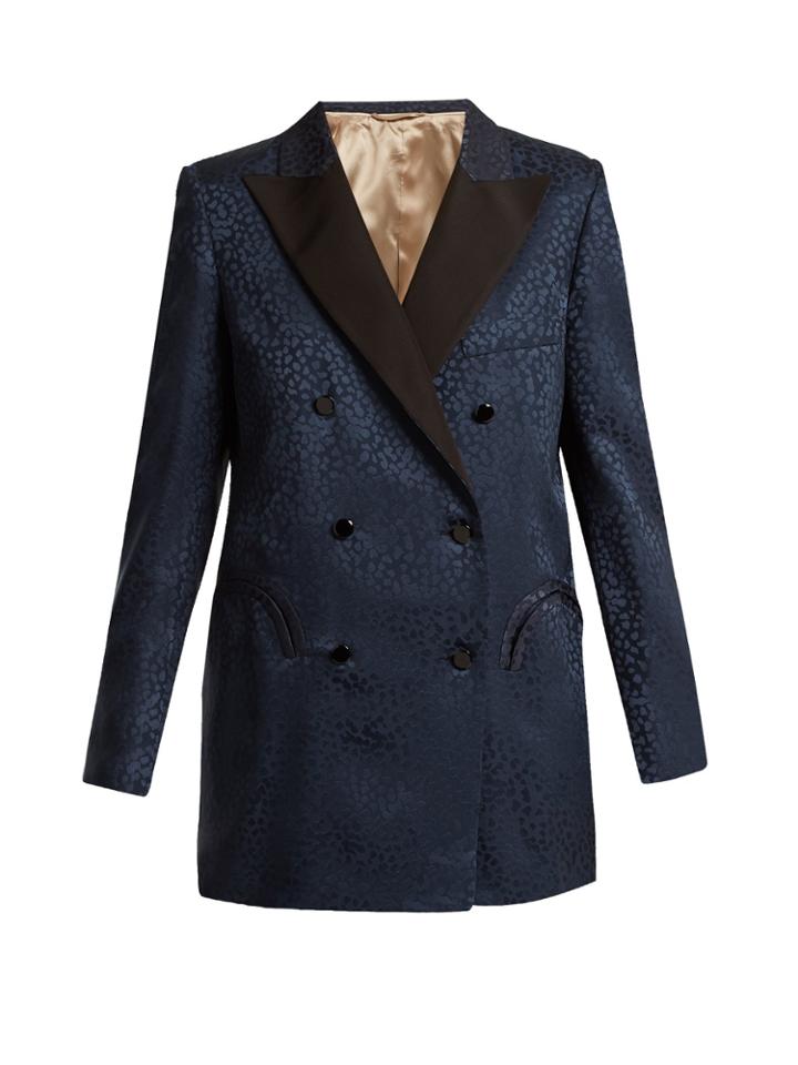 Blazé Milano Tuiga Burnout Silk Blazer
