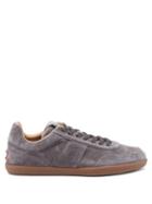 Matchesfashion.com Tod's - Logo-debossed Suede Trainers - Mens - Grey