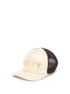 Matchesfashion.com Gucci - Star Print Leather And Mesh Cap - Mens - White