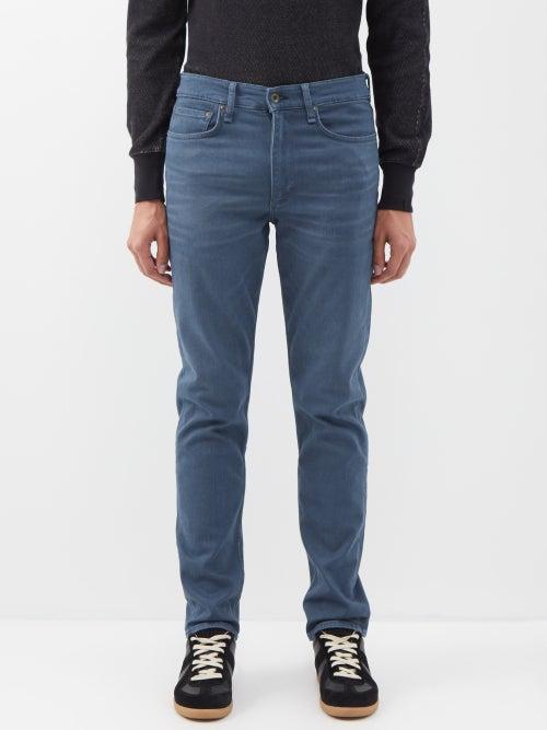 Rag & Bone - Fit 2 Brushed Cotton-blend Slim-leg Jeans - Mens - Blue
