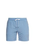 Matchesfashion.com Onia - Charles Striped Swim Shorts - Mens - Blue