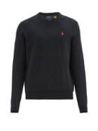 Matchesfashion.com Polo Ralph Lauren - Logo-embroidered Knitted-cotton Sweater - Mens - Black