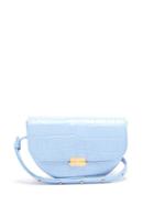 Matchesfashion.com Wandler - Anna Crocodile Effect Leather Belt Bag - Womens - Light Blue