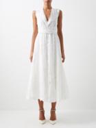Giambattista Valli - Macram Lace Cotton-blend Dress - Womens - Ivory