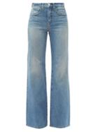 Matchesfashion.com Nili Lotan - Celia High-rise Flared Jeans - Womens - Mid Blue
