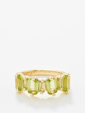 Suzanne Kalan - Emerald, Peridot & 14kt Gold Ring - Womens - Green Multi